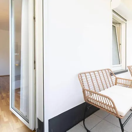 Apartman 50 M Rhein - 6 Personen - Stadt - Sunset Balkon *